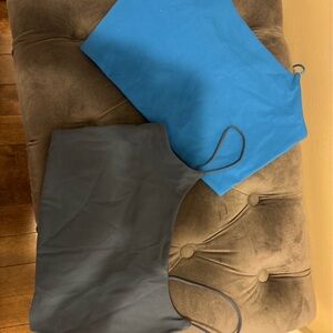 Garage Blue and Gray Tops